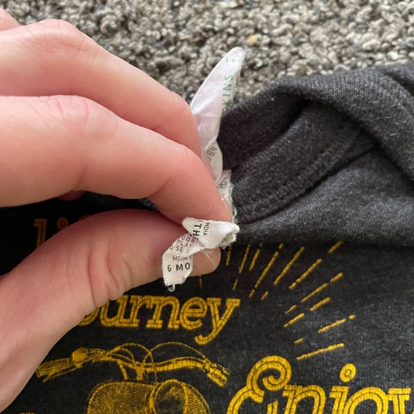 FINAL SALE 8/1/25 Rabbit Skins Scooter Vespa Short Sleeve Onesie, Size 6 Months - Picture 3 of 8